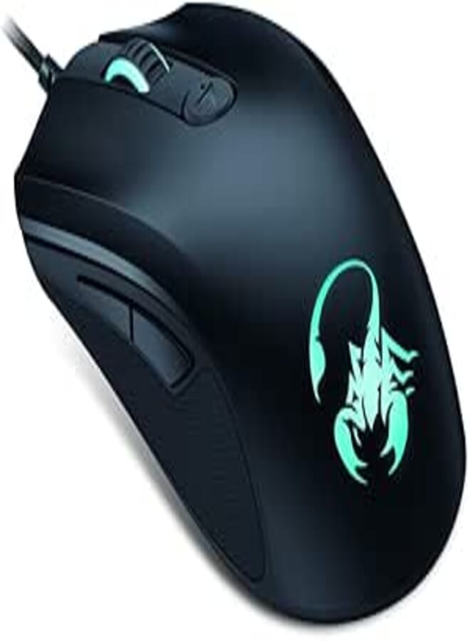 Genius GX M8-610 Scorpion Laser Mouse - Black and Yellow